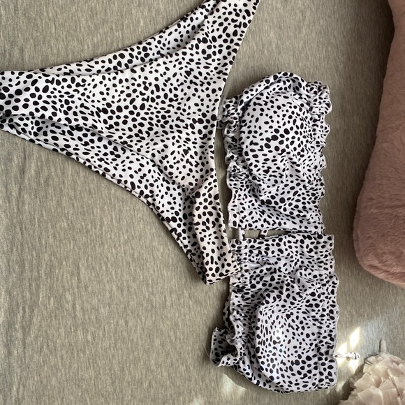SHEIN CHEETAH BANDUE BIKINI - Picture 1 of 1